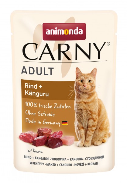 Carny  wołowina + kangur adult 85g (83081)
